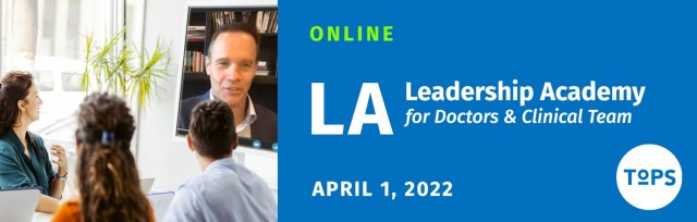 Leadership Academy Online for Doctors/Clinical Team