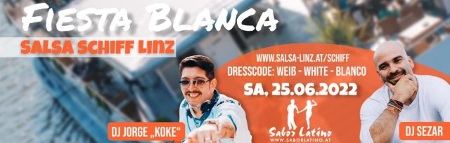 Fiesta Blanca - Salsa Schiff Linz  -  Sabor Latino - Der Linzer Salsa Club