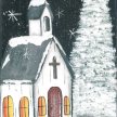 Snowy Church Painting Experience image