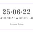 Catherine & Nick's Wedding Glamping Village image