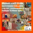 FRIDAY ART CLUB; SKETCHBOOK CHALLENGE image