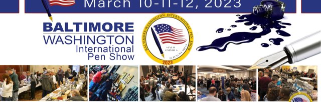 Baltimore/Washington International Pen Show 2023 - Admission Tickets - March 10, 11, 12, 2023
