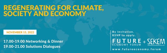 VIR NOV 15th - COP27 Solutions Dialogues: Regenerating for Climate, Society and the Economy