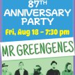 SOLD OUT -Bottle & Cork Anniversary Party w/ Mr Greengenes image