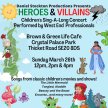 Heroes & Villians Children's Concert image