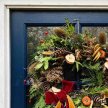 Fun Festive Christmas Wreath Making Workshop- Mulled wine, mince pies and a bit of Bublé !! image