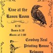 The Raven Room Presents Printing House, Cowboy Neil, and Belmaus image