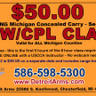 2-Evening ONLINE Michigan Concealed Carry CCW/CPL Class - Segment 1 image