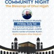 Community Night: The Blessings of Dhul Hijjah image