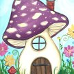 Mushroom House Painting Experience image