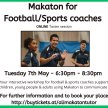 Makaton for Football/Sports Coaches - Taster Workshop - Tuesday 7th May - 6:30pm - 8:30pm ONLINE image