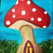 Mushroom House Painting Experience image
