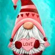 Valentine's Day Gnome Painting Experience image