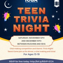 Teen Trivia Night and Chai-Making Competition