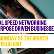 Virtual Speed Networking for Purpose Driven Businesses image