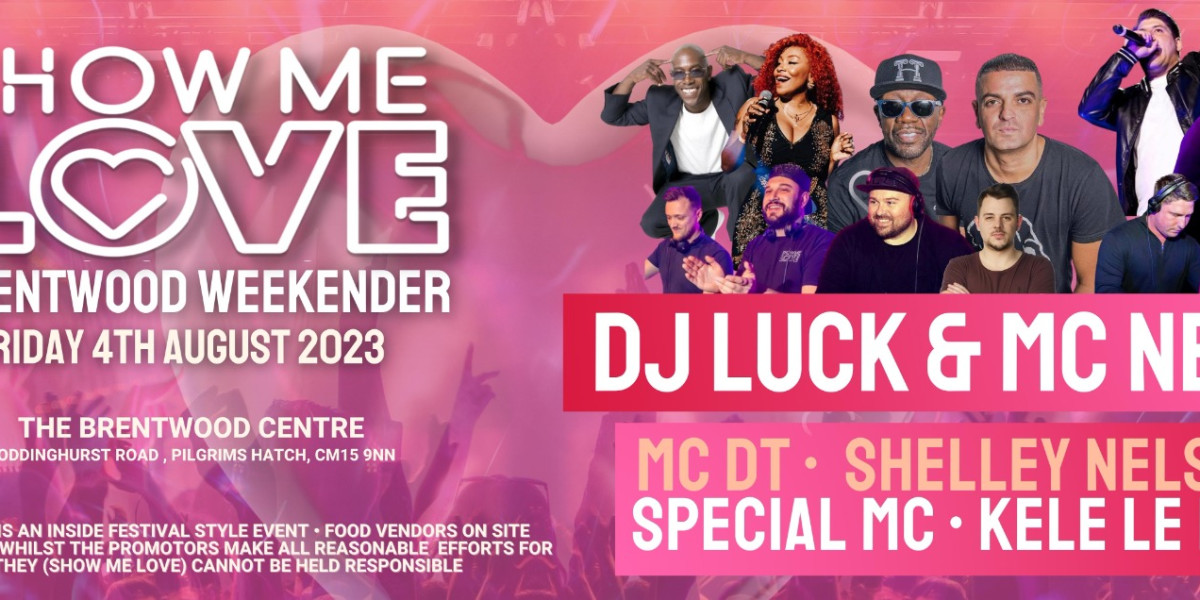 BUY TICKETS – Show Me Love - Brentwood Weekender - Friday 4th August – The  Brentwood Centre, Fri 4 Aug 2023 7:00 PM - 1:00 AM
