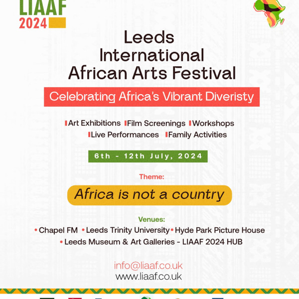 Buy tickets Leeds International African Arts Festival 2024