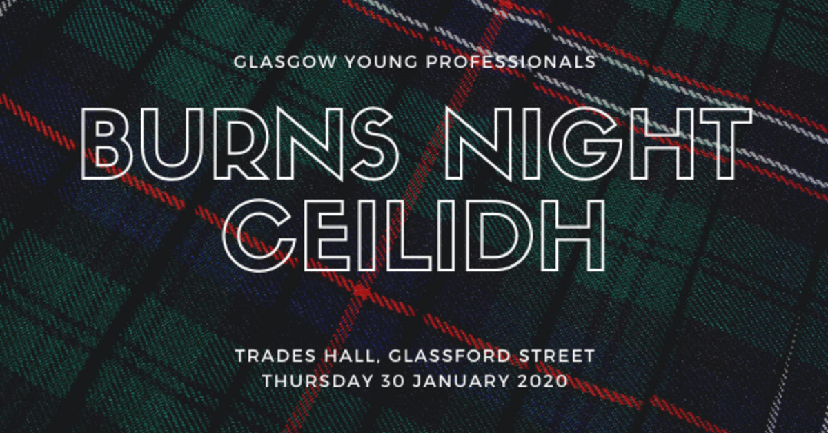 Buy tickets for Glasgow Young Professionals Burns Night Ceilidh 2020 at