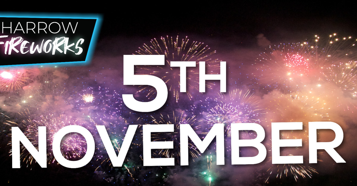 Buy tickets Harrow Fireworks Display, Saturday 5th November 2022