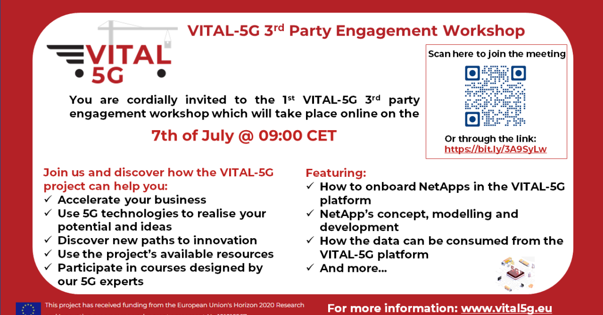 VITAL-5G 3rd Party Engagement Workshop