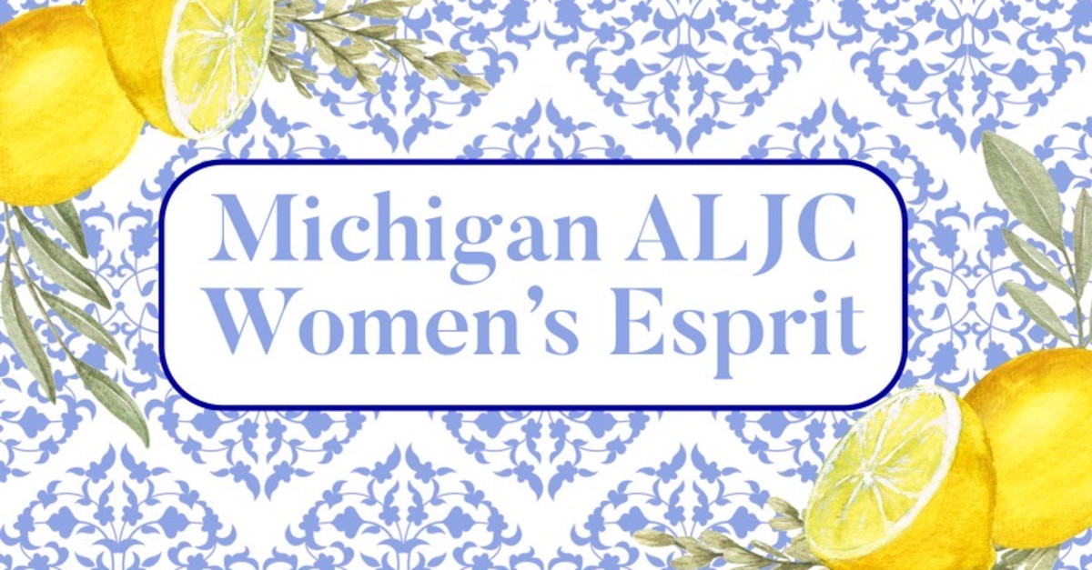 Buy tickets Michigan ALJC Women's Esprit Conference Bavarian Inn