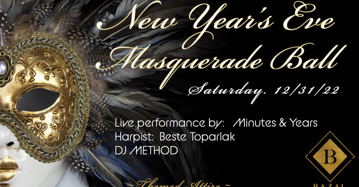 Buy tickets – Bazal NYE Masquerade Ball – Bazal Gallery Lounge, Sat Dec ...