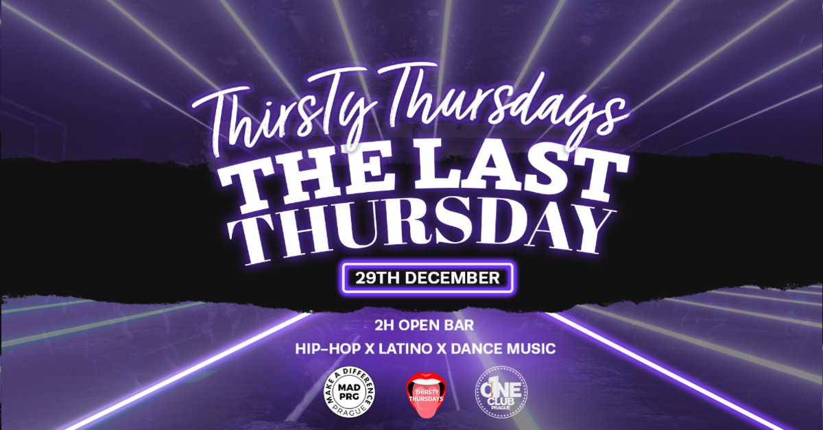 THIRSTY THURSDAYS △ WELCOME TO PRAGADISE – OPEN BAR PARTY! - MAD PRG