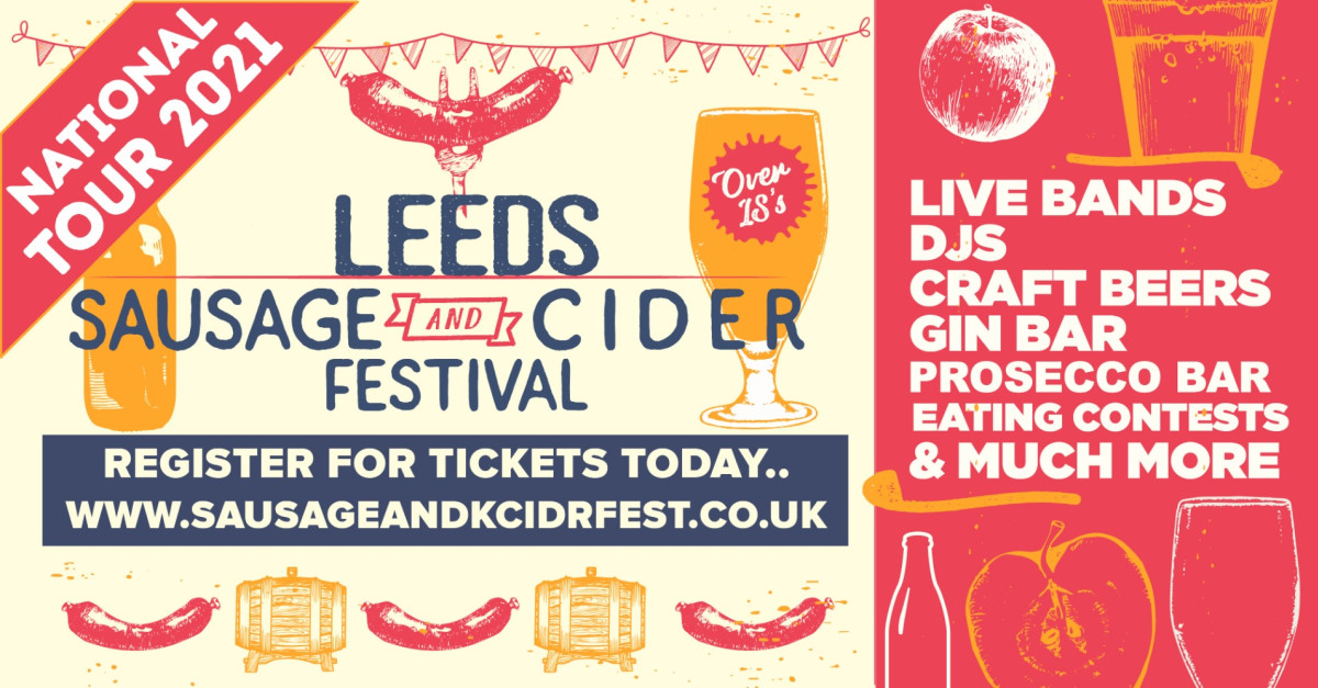 Buy tickets – Sausage And Cider Fest - Leeds – Town Hall, Sat 25 Sep ...