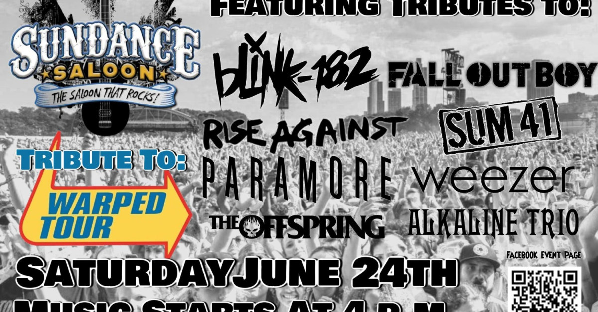 Buy tickets – TRIBUTE TO VANS WARPED TOUR – SUNDANCE SALOON, Sat Jun 24 ...