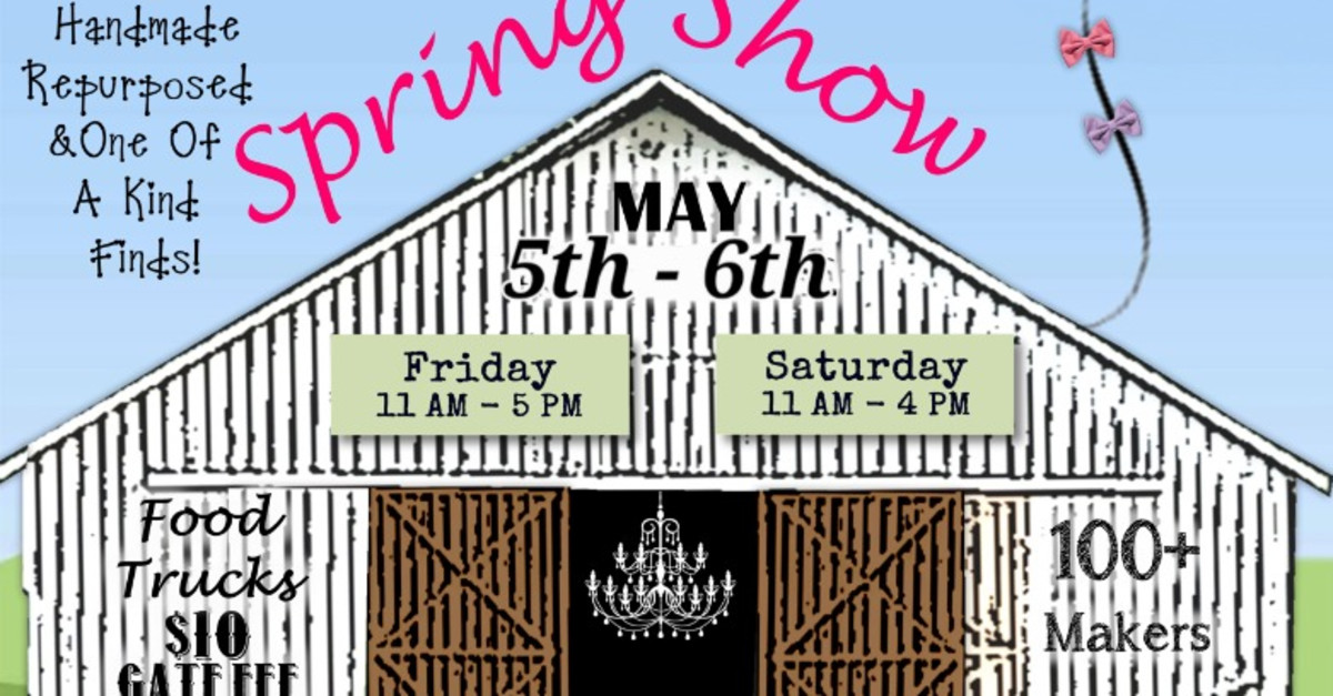 Buy tickets Chandelier Barn Market Spring Show 2023 Chandelier Barn