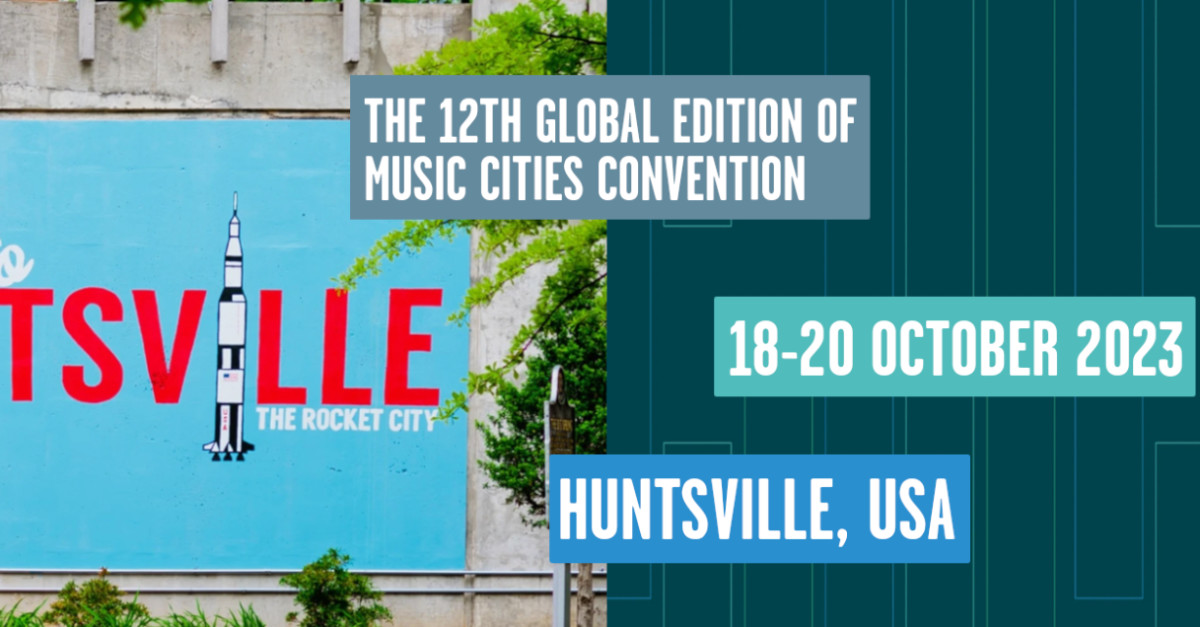 Get your ticket Music Cities Convention Huntsville Alabama USA