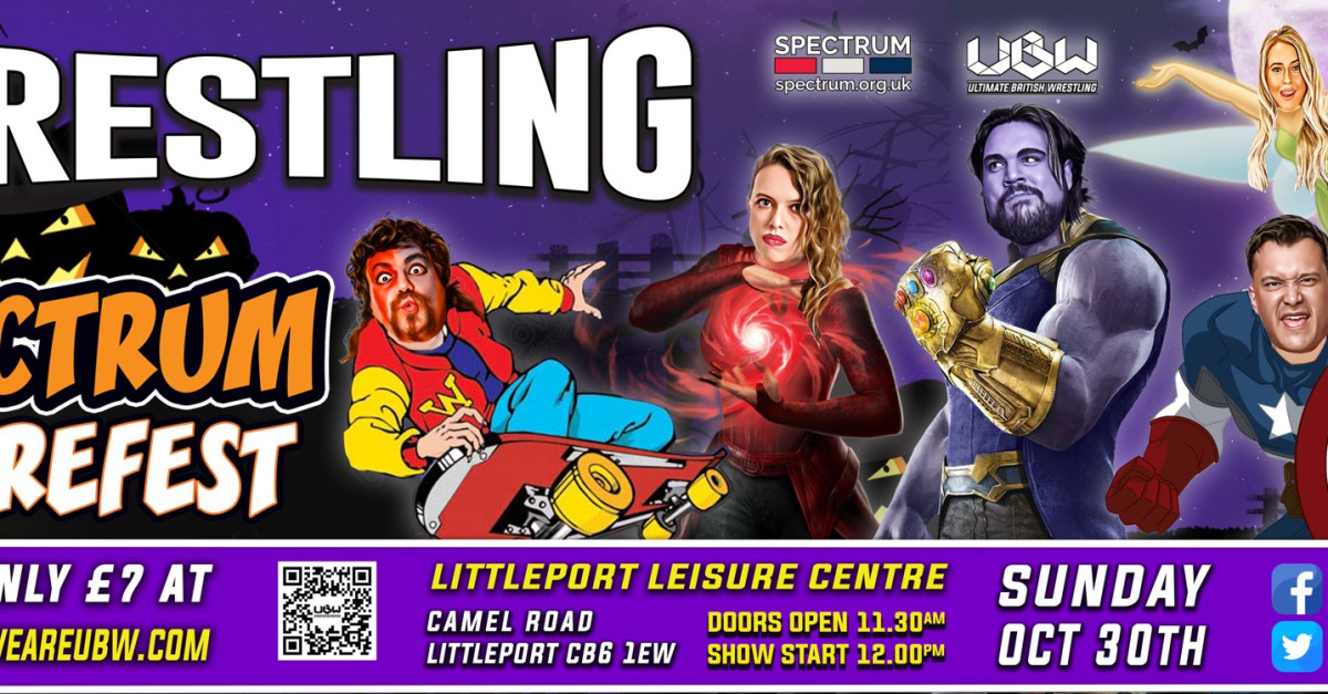 Buy tickets UBW Spectrum Scarefest Littleport Leisure Centre, Sun