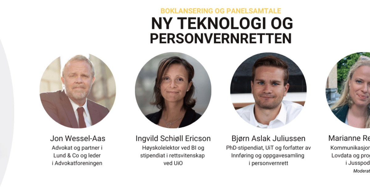 Join The Guestlist – Boklansering: Ny Teknologi Og Personvernretten ...