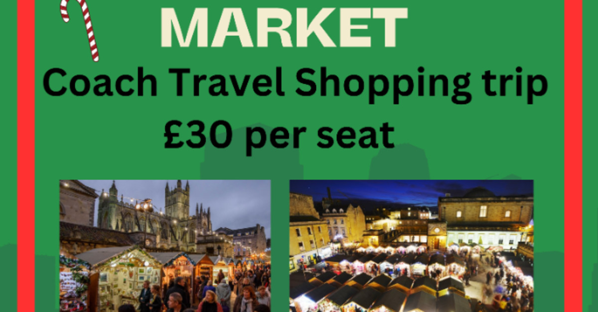 Buy tickets Bath Christmas Market coach trip Bath Christmas Market