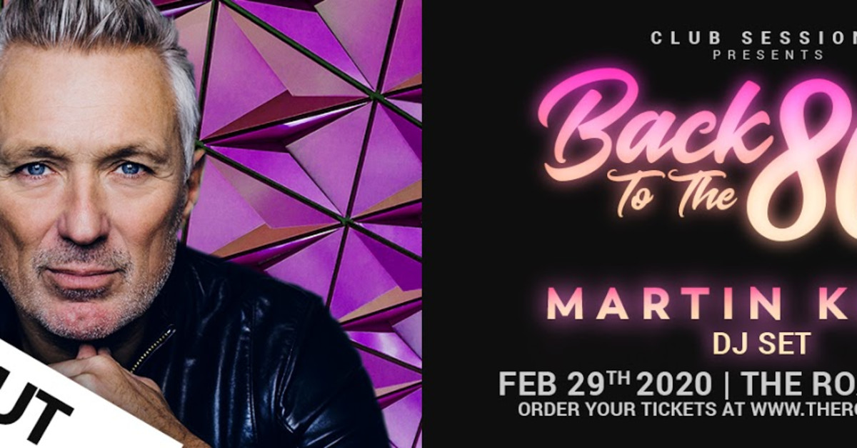 Buy Tickets For Martin Kemp Back To The 80s Dj Set At Roadmender Sat 