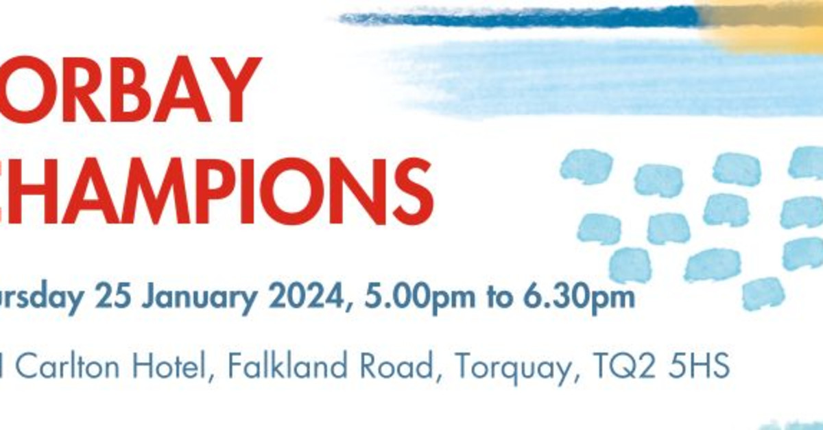 Join the guestlist Torbay Together Champions Network January 2024