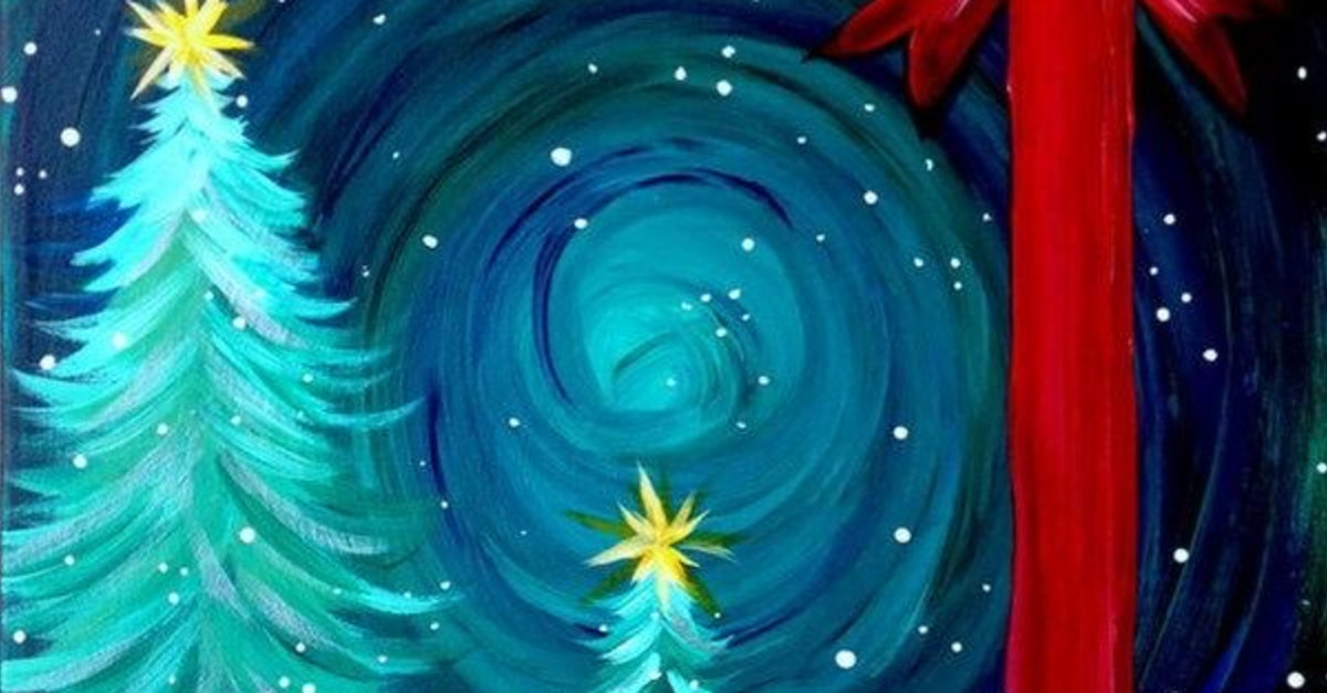 Buy tickets for Paint'n'Sip Christmas Tree at Paint n Pour Art Studio