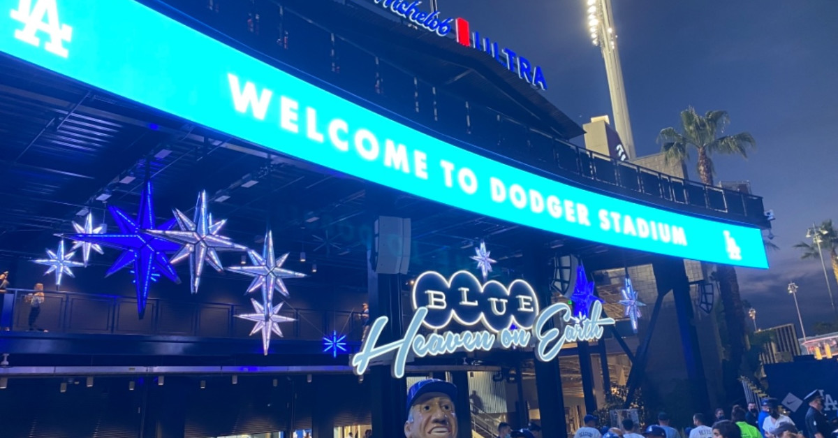 Hello Kitty Night at Dodgers Stadium 🥰 @dodgers @hellokitty @sanrio #