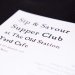 SIP & SAVOUR SUPPER CLUB - Gift Voucher