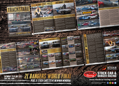 Meeting Programme for Saturday 29 July plus copy of Banger World Finalists Autograph Book image