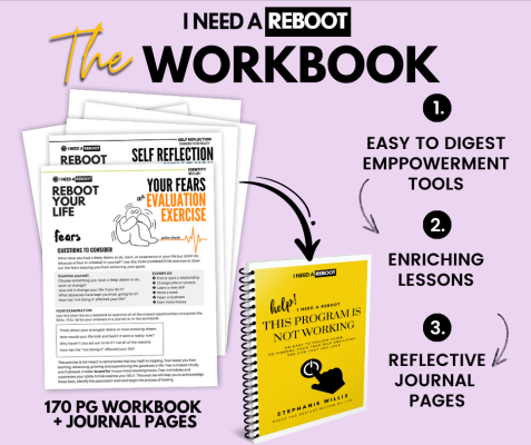 I Need a Reboot - 8.5" x 11" - 170 Page Workbook with Journal Pages image