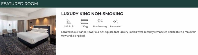 Luxury King (Renovated) Non-Smoking Room