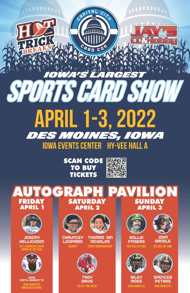 Buy tickets Capital City Card Con Iowa Events Center, Fri Apr 1
