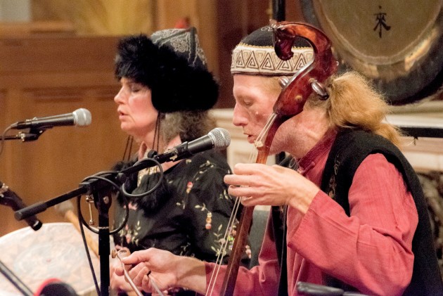 Michael Ormiston and Candida Valentino performing
