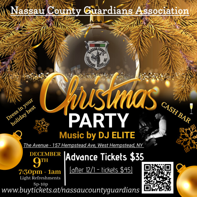 PURCHASE TICKET(S) for THE NASSAU COUNTY GUARDIANS HOLIDAY PARTY