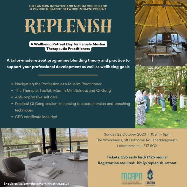 Book Your Tickets REPLENISH Retreat Day An MCAPN The