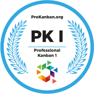 Professional Kanban I (PK I) bagde