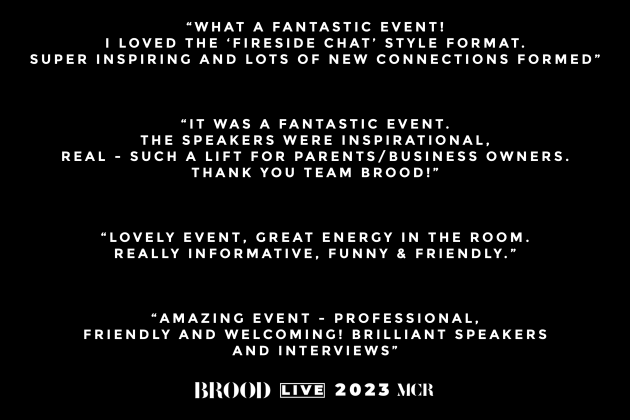 BROOD Live testimonial