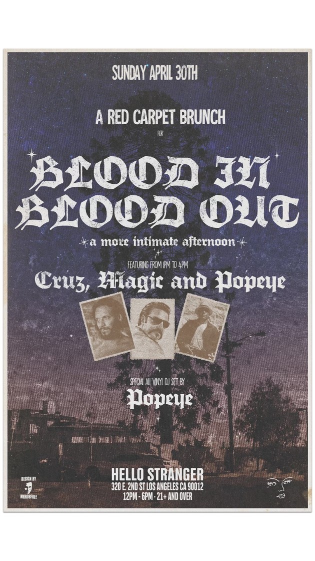 BLOOD IN BLOOD OUT / CONCERT – Blood In Blood Out 30 Yr
