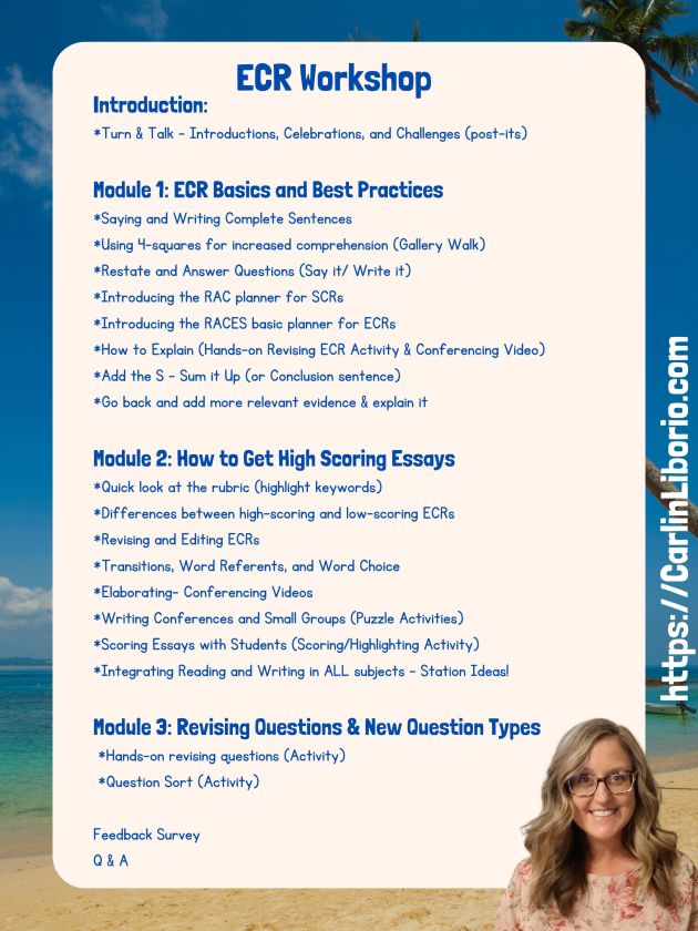 Buy tickets – ECR - Extended Constructed Response Writing Workshop - 6 ...